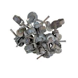 Vintage Lot of 28 Coaster Wheels Replacement Parts Furniture Working Condition